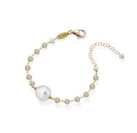 Bracciale Lelune Donna LELUNE GLAMOUR in Argento Perla LGBR394.2